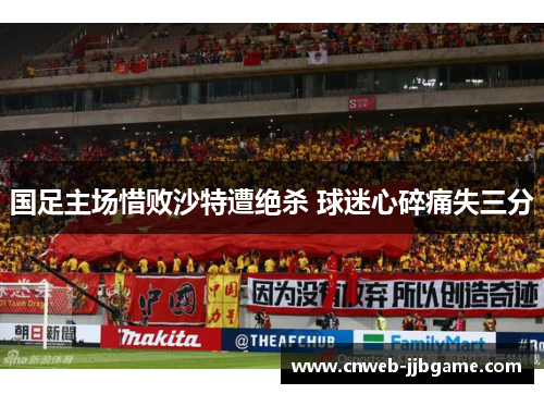 国足主场惜败沙特遭绝杀 球迷心碎痛失三分 国足主场惜败沙特遭绝杀 球迷心碎痛失三分